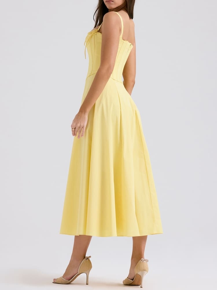 Sunshine™ Midi-Sommerkleid aus Baumwolle