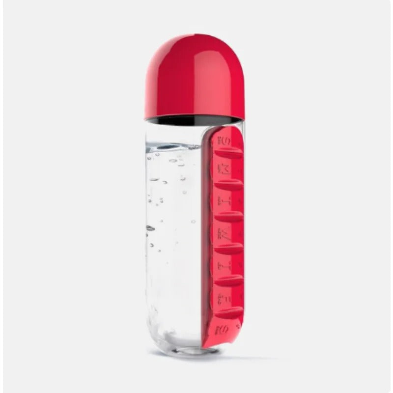 Easy-Medic™ 2 In 1 Pillendose Trinkflasche